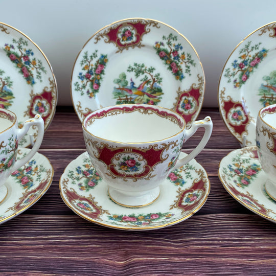 Coalport "Broadway (Maroon)"