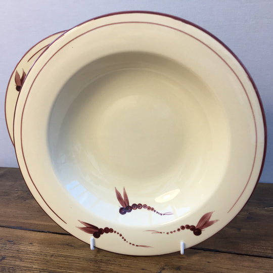 Poole Pottery &quot;Dragonfly (Burgundy)&quot;