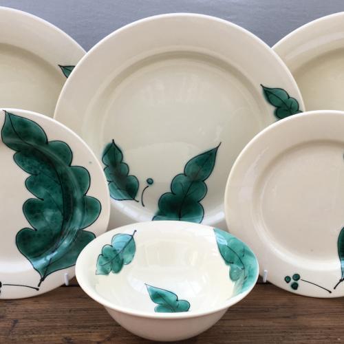 Poole Pottery &quot;Green Leaves&quot;
