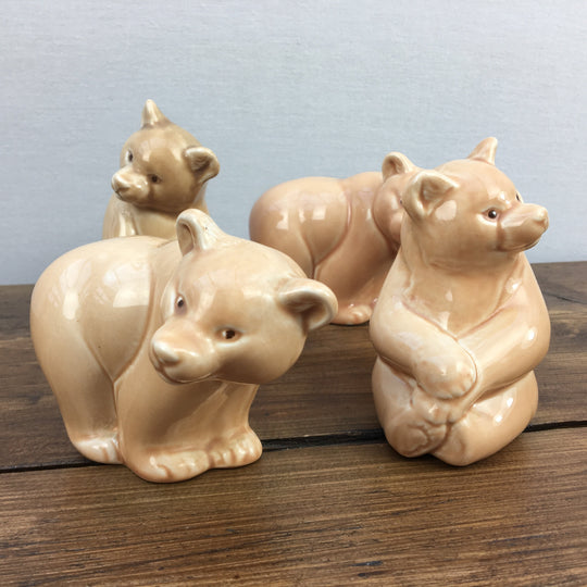 Poole Pottery « Figurines – Glaçure marron clair »