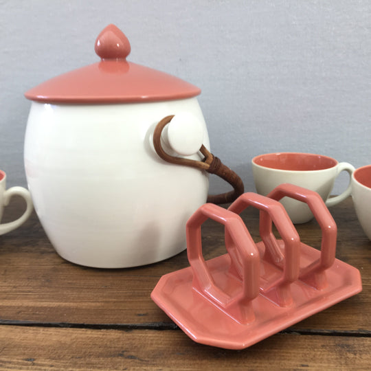 Poterie Poole « Twintone - Indien rouge et magnolia (C95) »