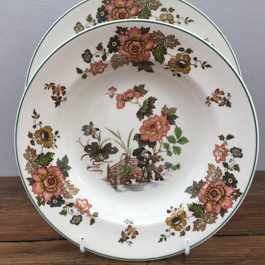 Wedgwood "Fleurs orientales (bord vert)"