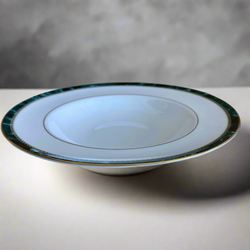 Royal Worcester Rimmed Bowl, 9" in Medici Jade
