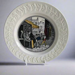 Adams Charles Dickens Plate - Gong To Work