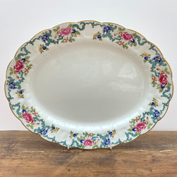 Booths Floradora 14" Oval Serving Platter