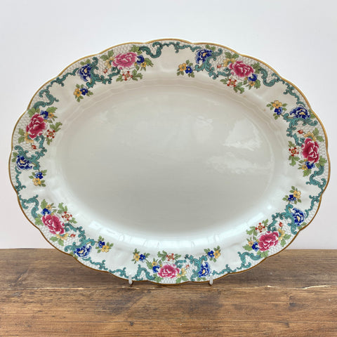 Booths Floradora 14" Oval Serving Platter