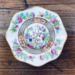 Coalport Indian Tree Octaganol Miniature Tea Saucer
