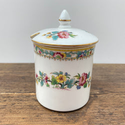 Coalport Ming Rose Lidded Jam/Preserve Pot