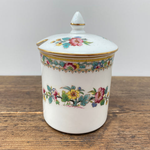 Coalport Ming Rose Lidded Jam/Preserve Pot