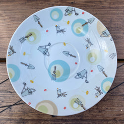 Creative Tops Born To Shop Breakfast Saucer, Sunshine , Friends & Laughter