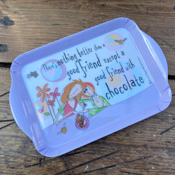 Creative Tops Born To Shop Mini Tray - Good Friends
