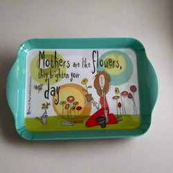 Creative Tops Born To Shop - Mini Tray - Mothers are like Flowers