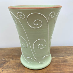 Denby Ferndale Vase, 9.25"