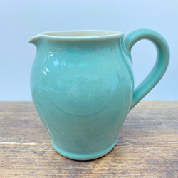 Denby Manor Green Milk Jug - Rounded At Top
