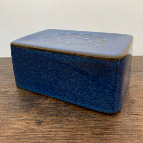 Denby Midnight Butter Dish Top - Box Shape