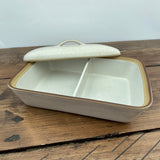 Denby Potters Wheel Lidded Divided Serving Dish