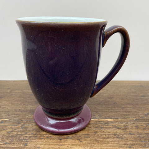 Denby Storm Footed Mug, Plum