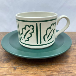 Hornsea Forest Tea Cup & Saucer (White)