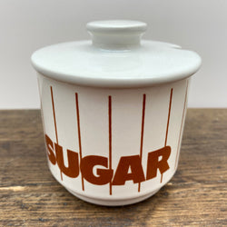 Hornsea "Kitchen Things" Lidded Sugar (Red)