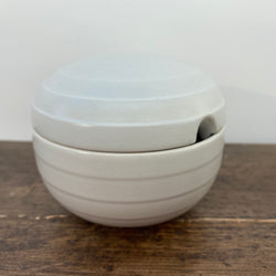 Hornsea Swan Lake Grey Lidded Sugar Pot