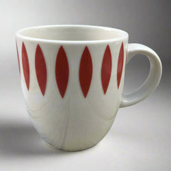 M&S Andante Leaves Mug - Red