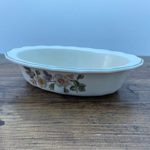 Marks & Spencer Autumn Leaves Pie Dish with Wavy Edge