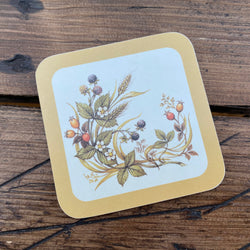 Marks & Spencer Harvest Coaster - Brown Border