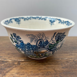 Masons Fruit Basket Blue Sugar Bowl