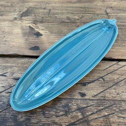 Poole Pottery « Blue Moon » Plat de concombre - RARE