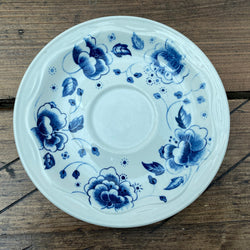 Poole Pottery Blue Sprays Tea Saucer