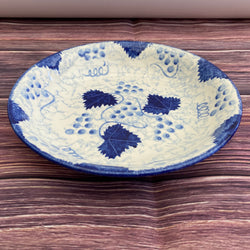 Poole Pottery Blue Vine Pasta Bowl