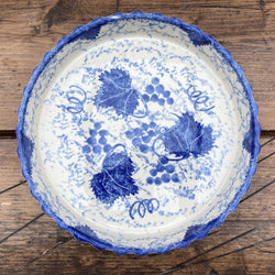 Poole Pottery Blue Vine Quiche/Flan Dish