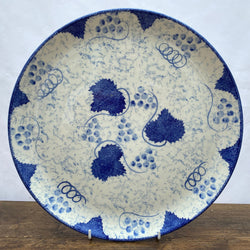 Poole Pottery Blue Vine Round Serving Platter