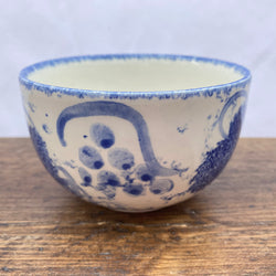 Poole Pottery Blue Vine Sugar Bowl