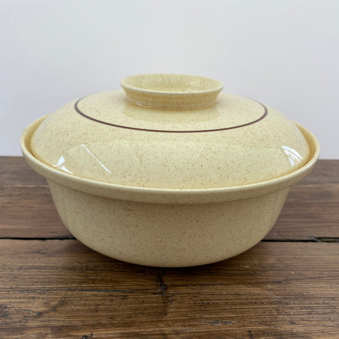 Poole Pottery Broadstone Large Rounded Lidded Serving Dish