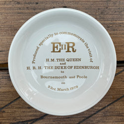 Poole Pottery Commemorative Dish - Royal Visit 1979