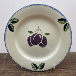 Poole Pottery English Orchard Breakfast/Salad Plate (Plums)