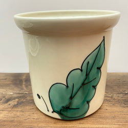 Poole Pottery Green Leaves Storage Jar, Large (No Lid)