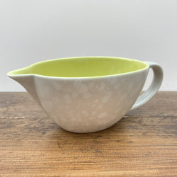 Poole Pottery Lime Yellow & Seagull Gravy Boat