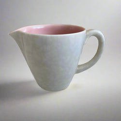 Poole Pottery Pink & Seagull Cream Jug (Streamline)