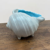 Poole Pottery Sky Blue & Dove Grey Shell