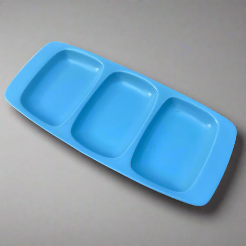 Poole Pottery Sky Blue Shallow Hors D'oeuvre Dish
