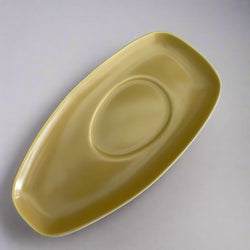 Poole Pottery Brazil & Sweetcorn Gravy Boat Stand/Saucer
