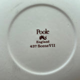Poole Pottery Transfer Plate Scene VII - 437