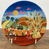 Poole Pottery Transfer Plate - Summer I - 422