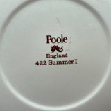 Poole Pottery Transfer Plate - Summer I - 422