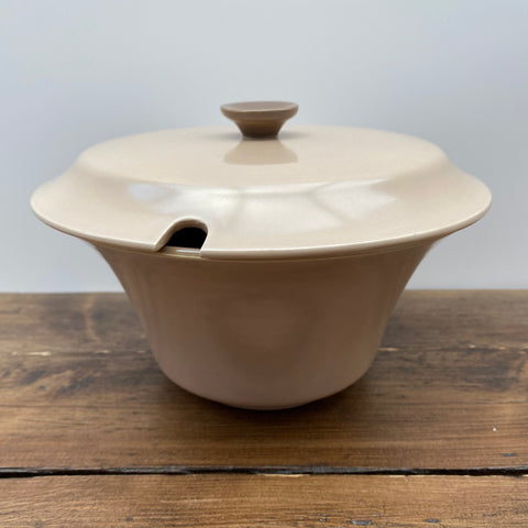 Poole Sepia and Mushroom (C54A) Flared Soup Tureen (RARE)