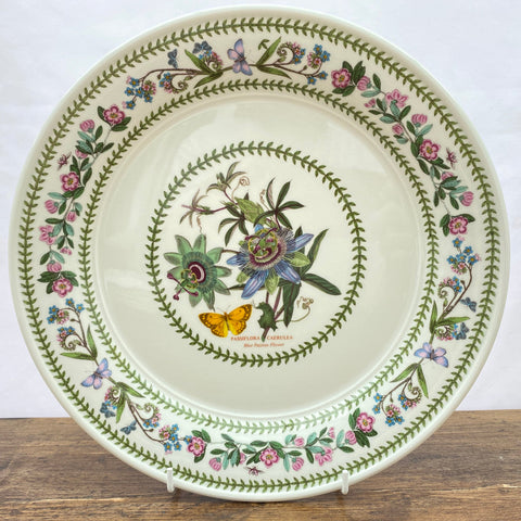 Portmeirion The Botanic Garden Dinner Plate - Blue Passion Flower (Concentric Variation)