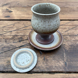 Purbeck Pottery Portland Hot Dessert Goblet Set