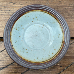 Purbeck Pottery Portland Coffee Saucer for straight sided cup, with well